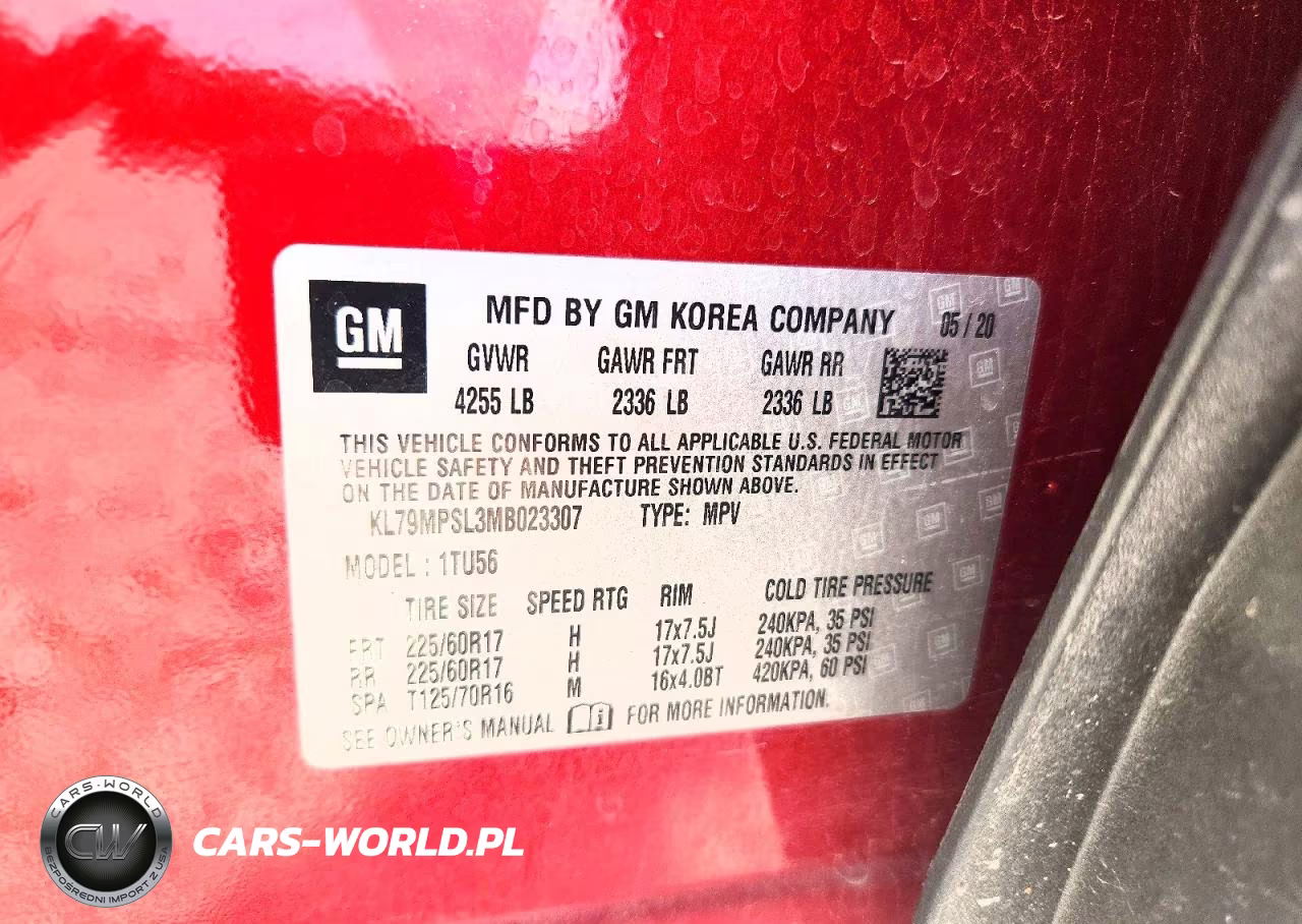 2021 Chevrolet Trailblazer Lt VIN:KL79MPSL3MB023307 - 13