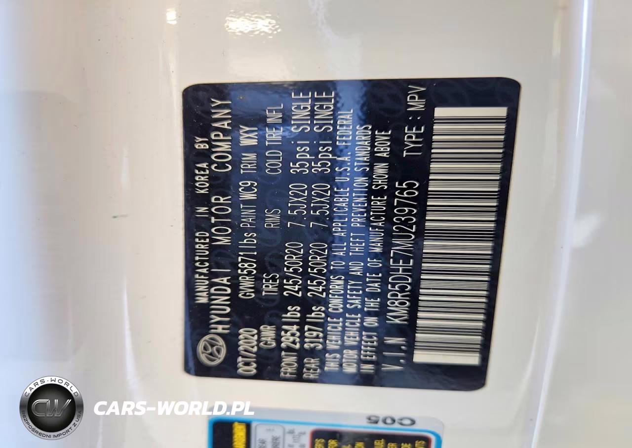 2021 Hyundai Palisade Limited VIN:KM8R5DHE7MU239765 - 14