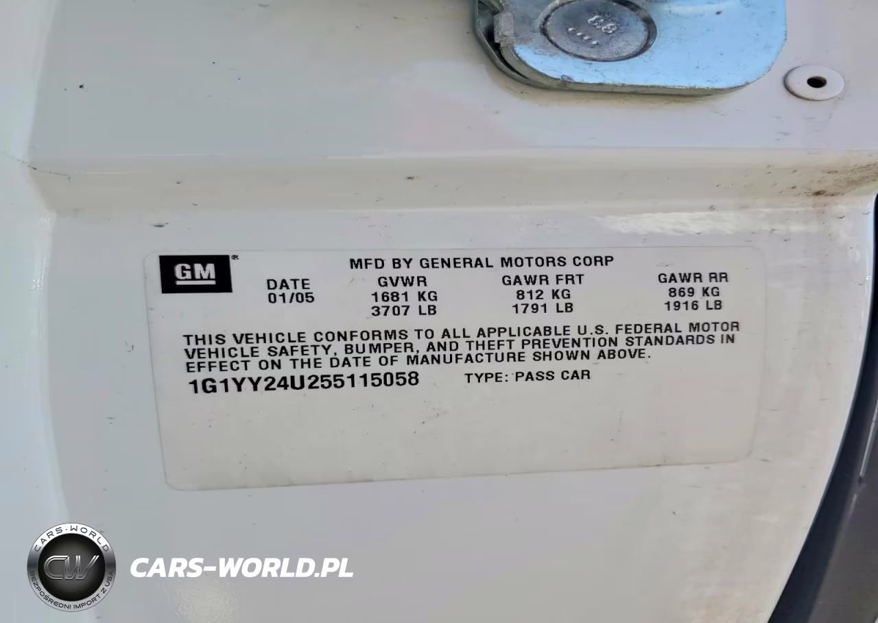 2005 Chevrolet Corvette VIN:1G1YY24U255115058 - 12