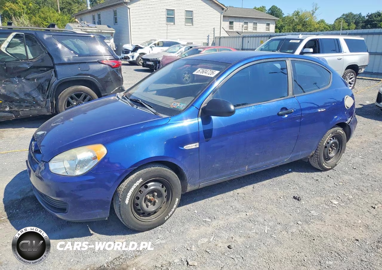 2008 Hyundai Accent Gs VIN:KMHCM36C28U078431 - 1