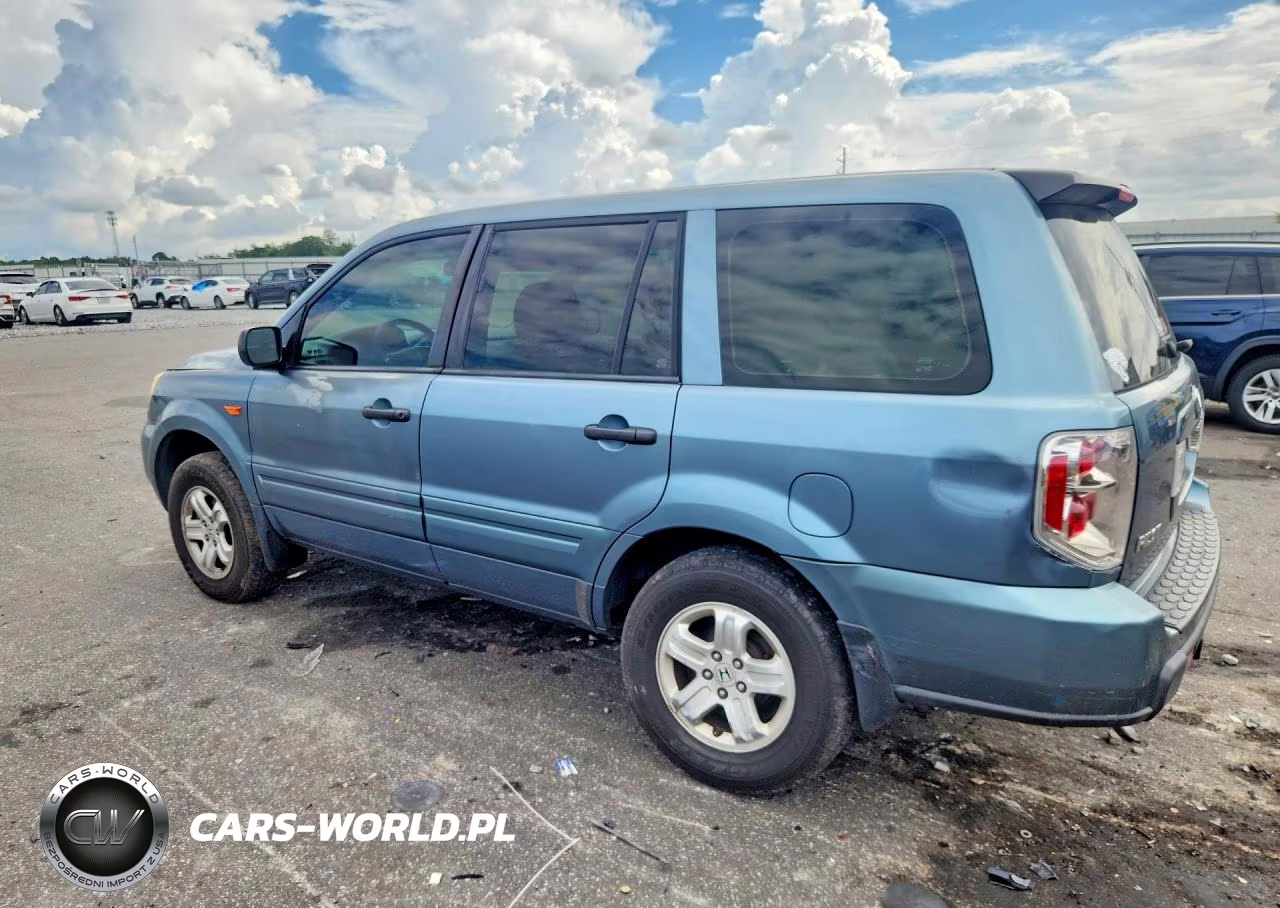 2007 Honda Pilot Lx VIN:5FNYF28197B006580 - 2