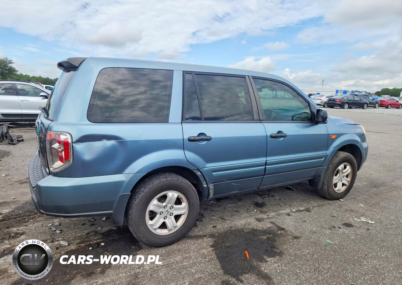 2007 Honda Pilot Lx VIN:5FNYF28197B006580 - 3