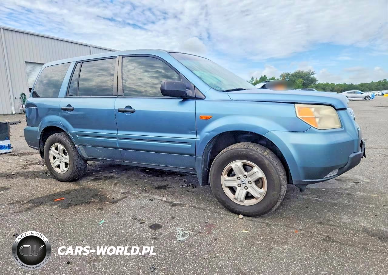 2007 Honda Pilot Lx VIN:5FNYF28197B006580 - 4