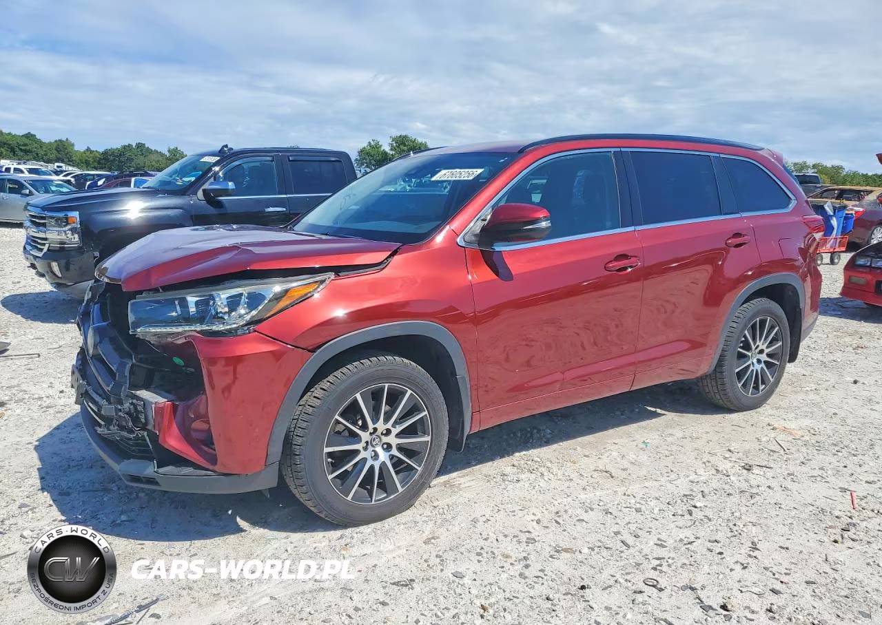 2017 Toyota Highlander Se VIN:5TDJZRFH5HS385950 - 1