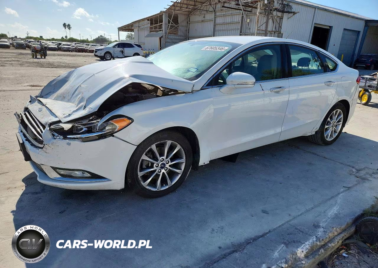 2017 Ford Fusion Se VIN:3FA6P0HD8HR130767 - 1