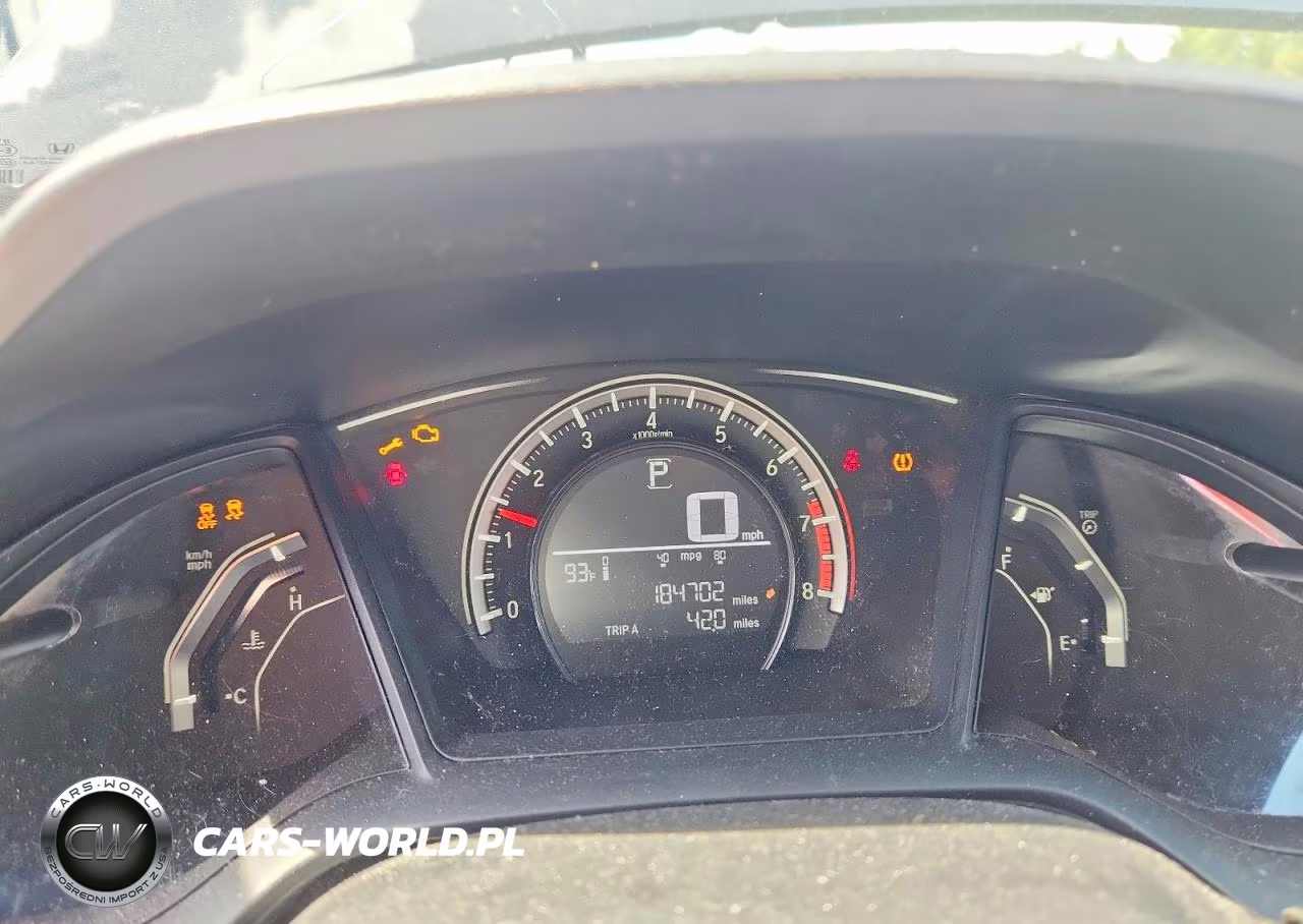 2016 Honda Civic Lx VIN:19XFC2F58GE045897 - 9