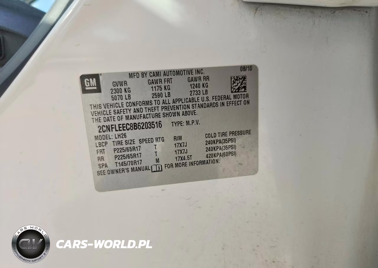 2011 Chevrolet Equinox Lt VIN:2CNFLEEC8B6203516 - 13