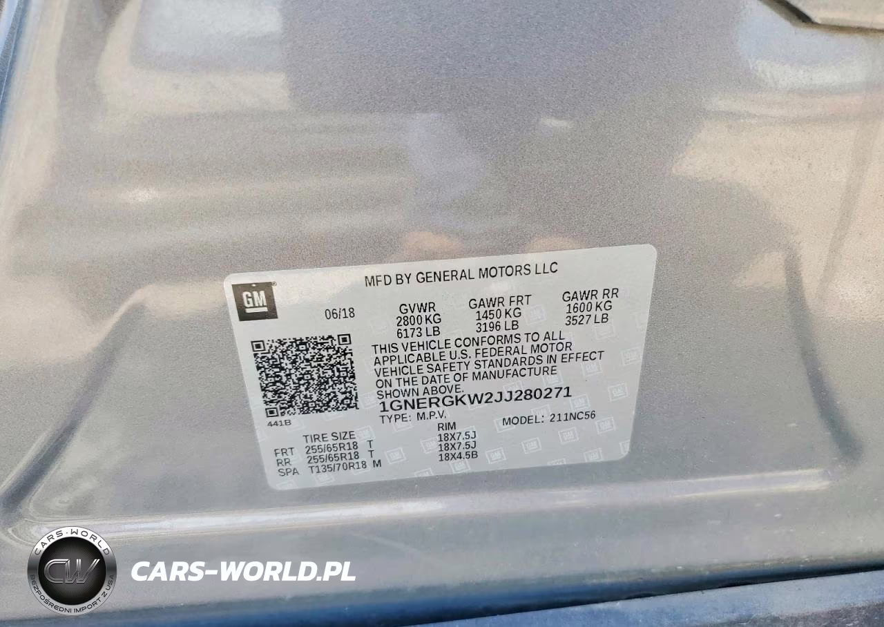 2018 Chevrolet Traverse Lt VIN:1GNERGKW2JJ280271 - 14