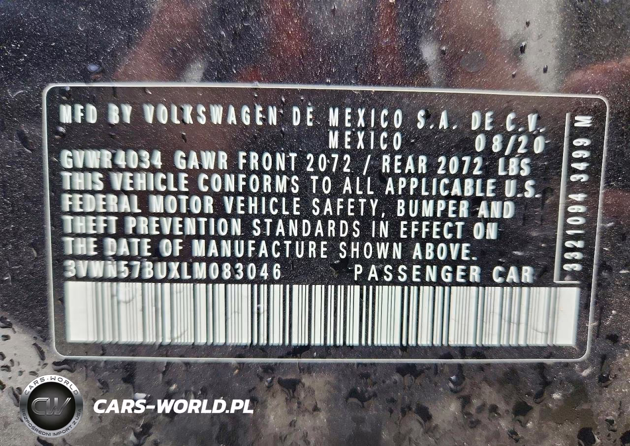 2020 Volkswagen Jetta S VIN:3VWN57BUXLM083046 - 13
