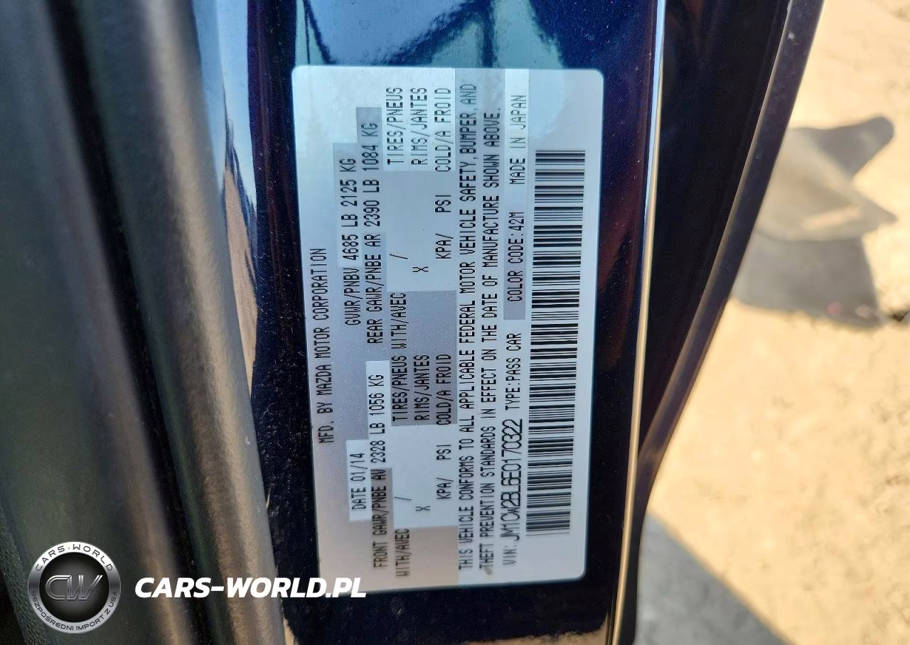 2014 Mazda 5 Sport VIN:JM1CW2BL6E0170322 - 13
