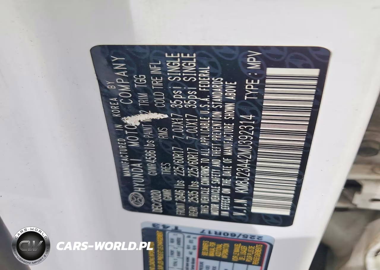 2021 Hyundai Tucson Se VIN:KM8J23A42MU392314 - 13