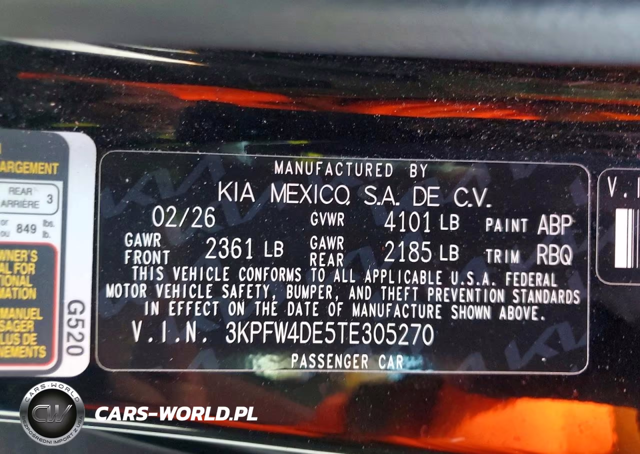 2026 Kia K4 Gt Line VIN:3KPFW4DE5TE305270 - 12
