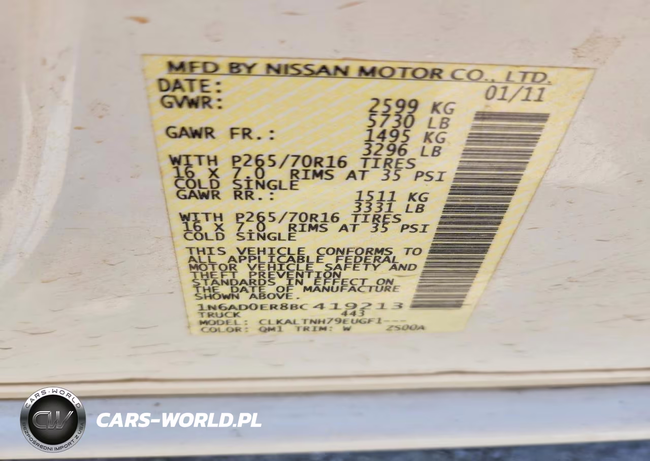 2011 Nissan Frontier S VIN:1N6AD0ER8BC419213 - 13