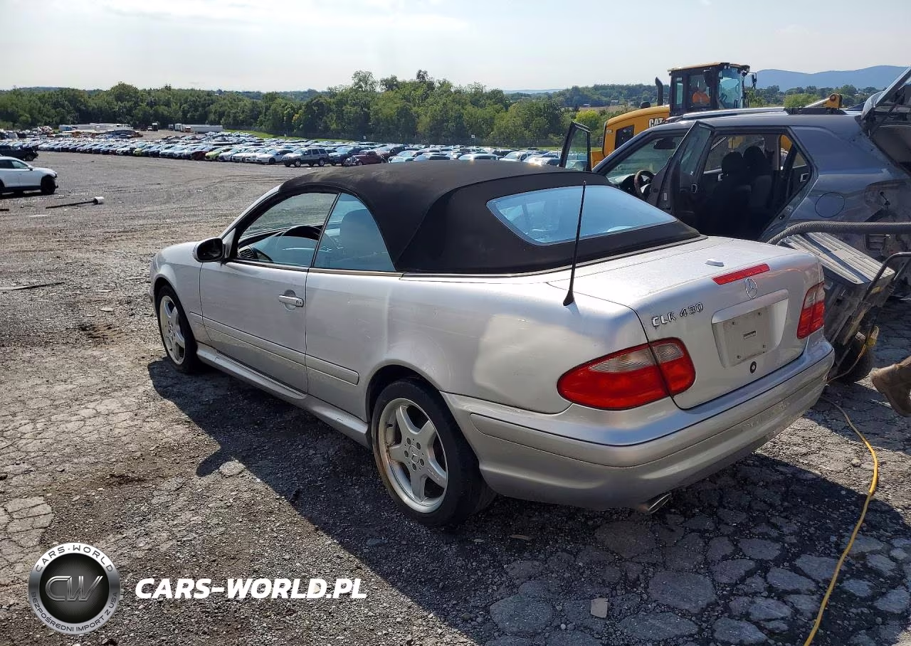 2002 Mercedes-Benz Clk 430 VIN:WDBLK70G02T107367 - 2