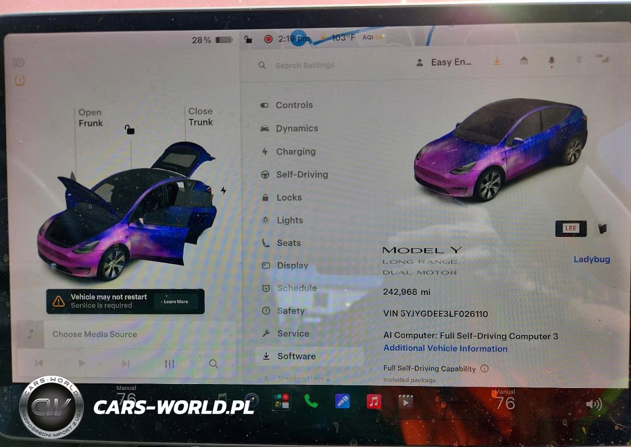 2020 Tesla Model Y VIN:5YJYGDEE3LF026110 - 9