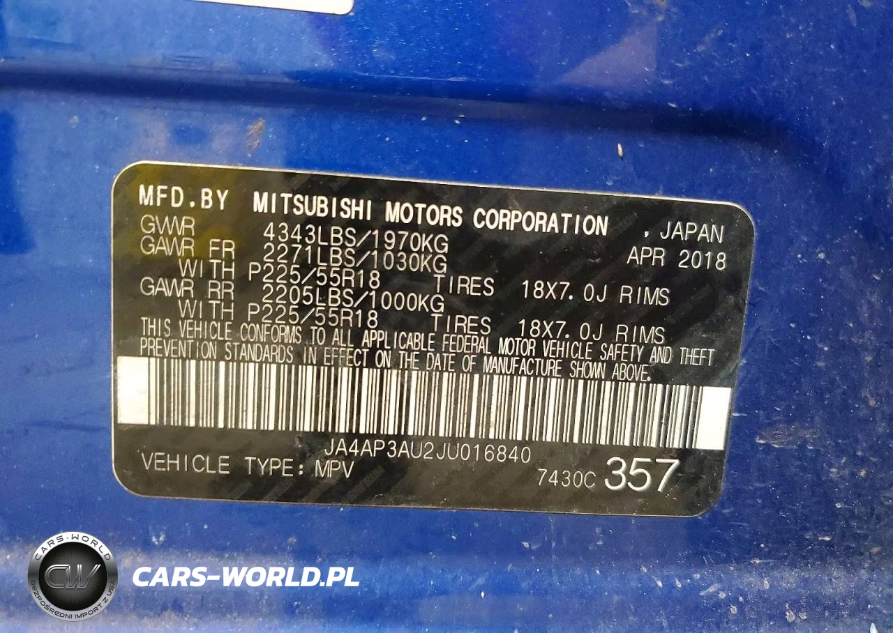 2018 Mitsubishi Outlander Sport Sport Es VIN:JA4AP3AU2J016840 - 13