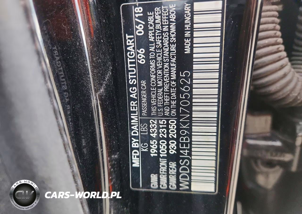 2019 Mercedes-Benz Cla 250 VIN:WDDSJ4EB9KN705625 - 12