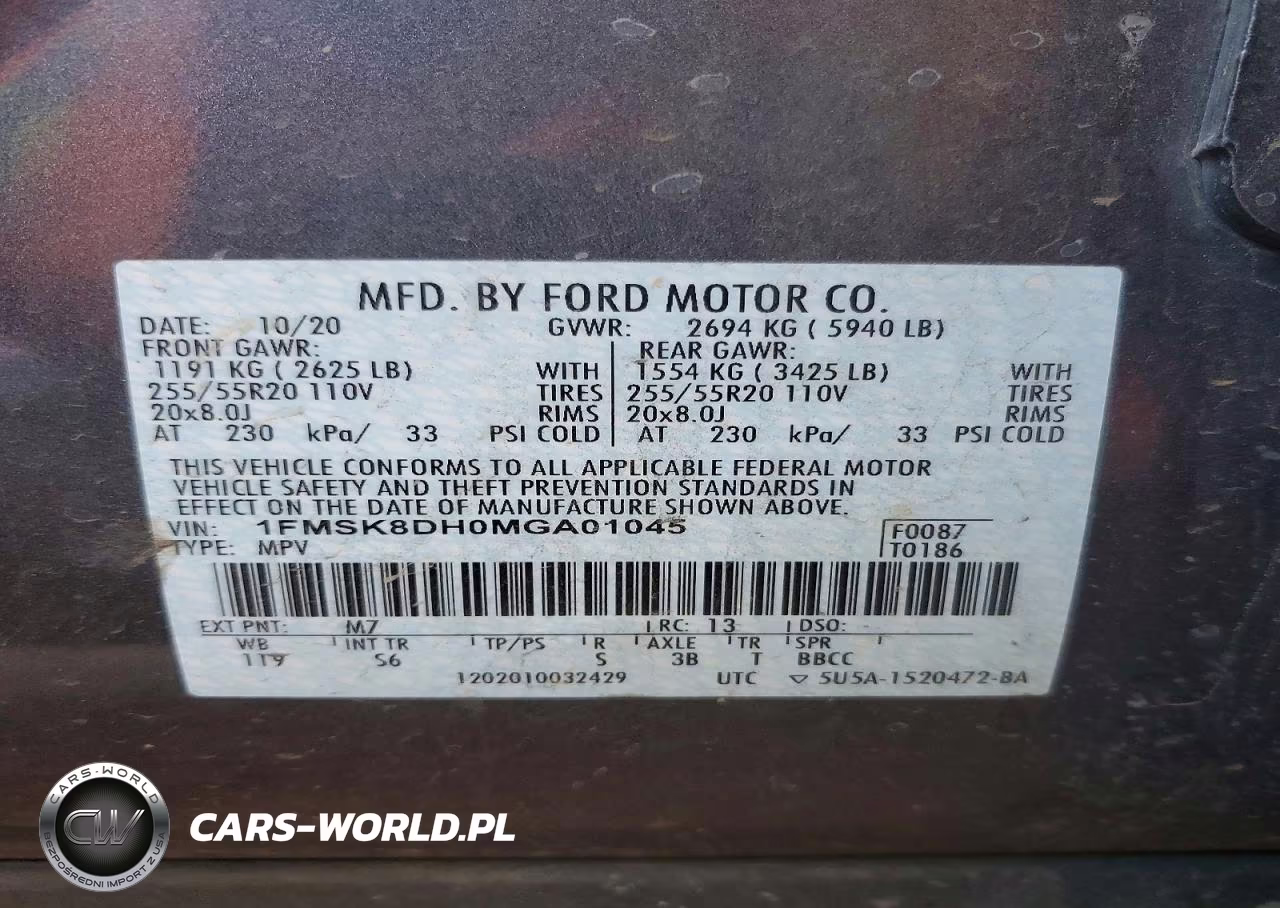 2021 Ford Explorer Xlt VIN:1FMSK8DH0MGA01045 - 13
