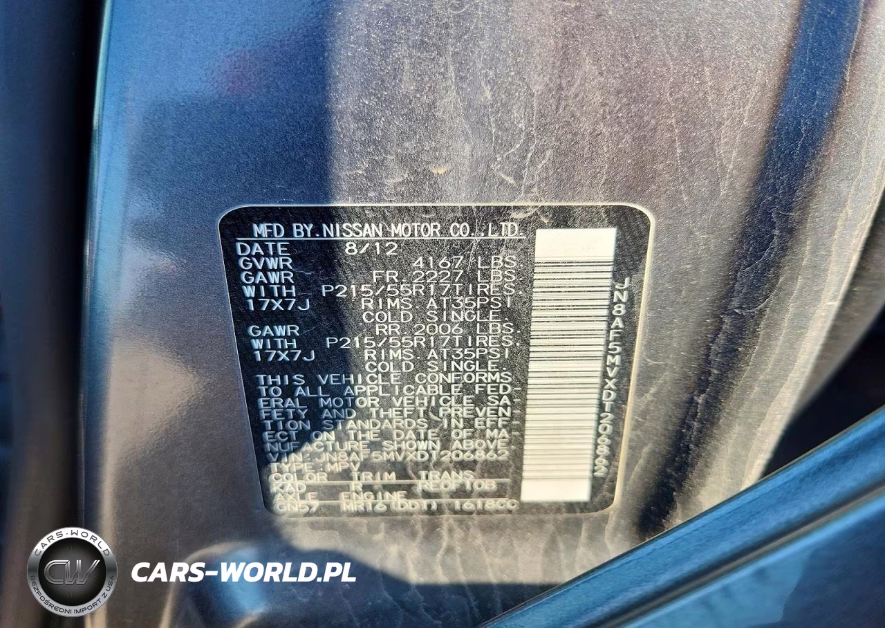 2013 Nissan Juke S VIN:JN8AF5MVXDT206862 - 12