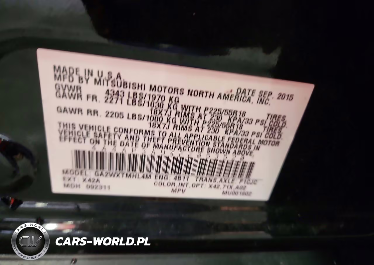 2015 Mitsubishi Outlander Sport Es VIN:4A4AP3AU4FE053520 - 13