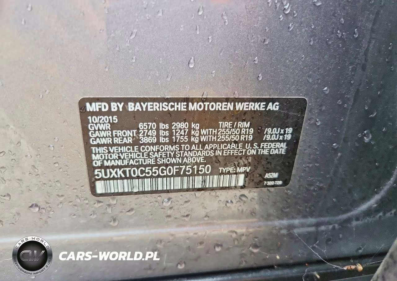 2016 BMW X5 Xdr40E VIN:5UXKT0C55G0F75150 - 13