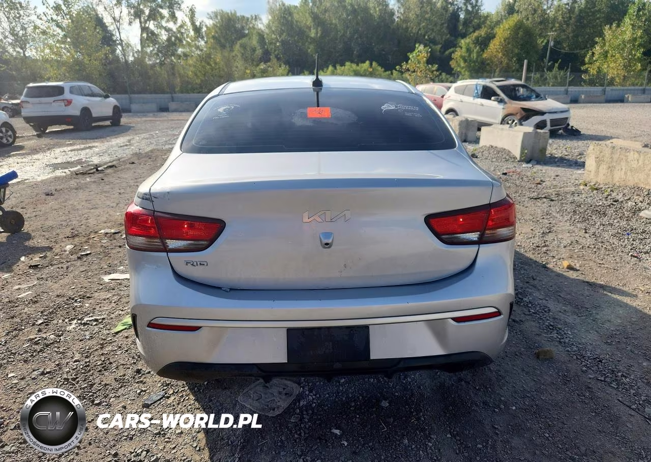 2022 Kia Rio Lx VIN:3KPA24AD1NE465912 - 6