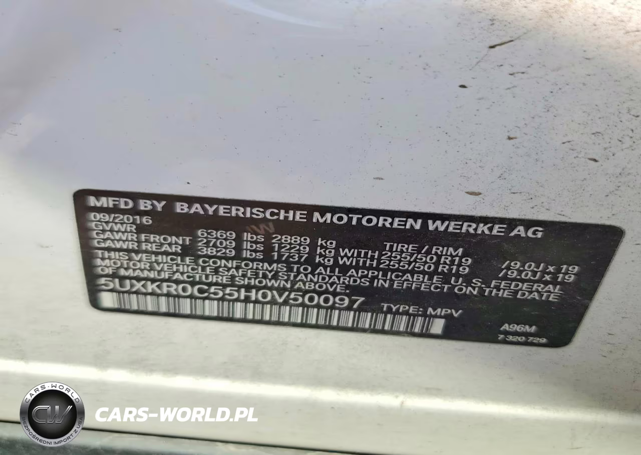 2017 BMW X5 xDrive35I VIN:5UXKR0C55H0V50097 - 13