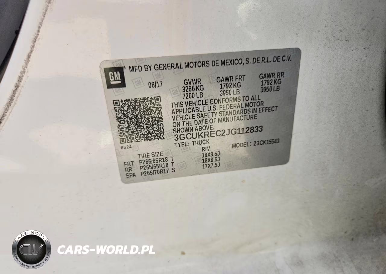 2018 Chevrolet Silverado K1500 Lt VIN:3GCUKREC2JG112833 - 12