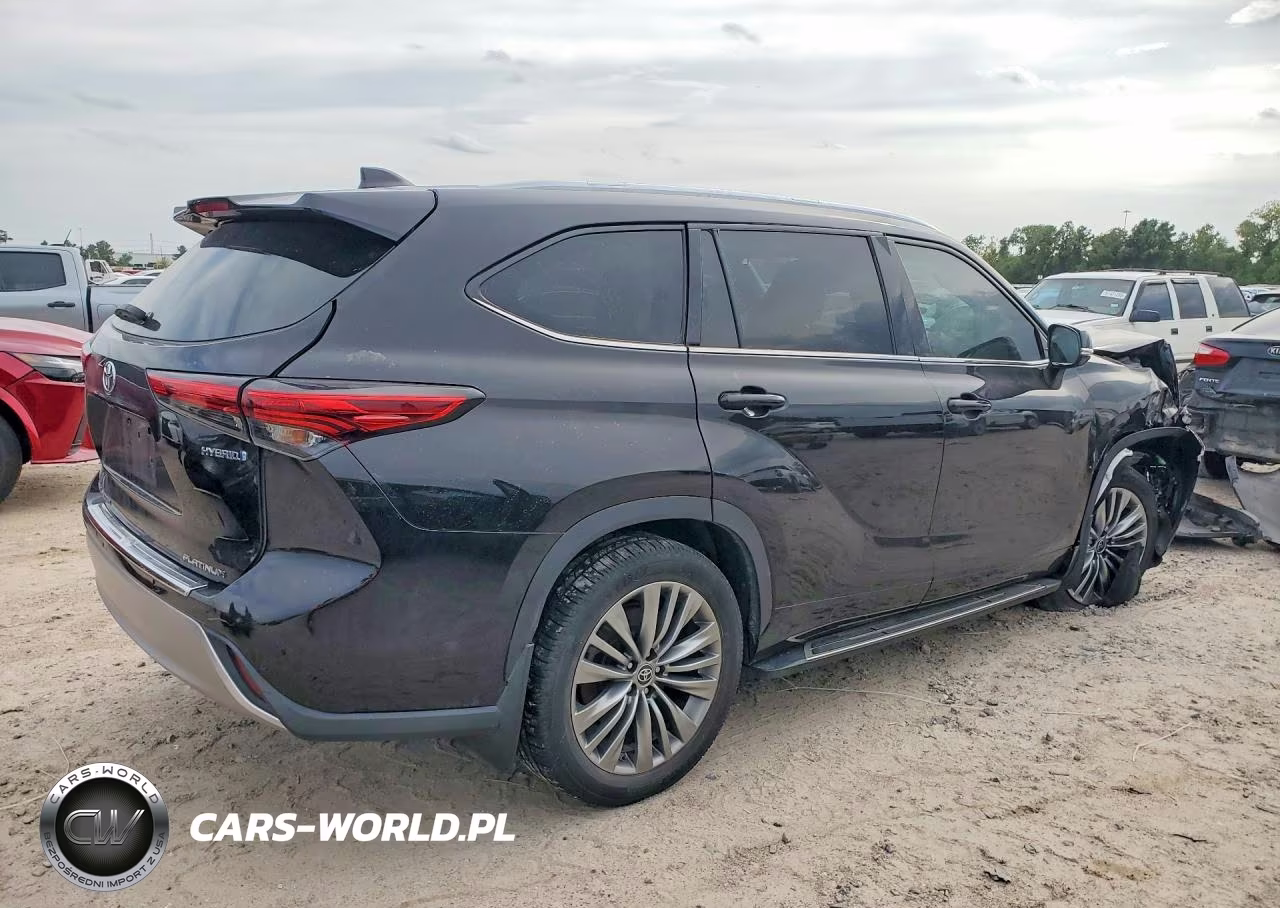 2021 Toyota Highlander Hybrid Platinum VIN:5TDFARAH8MS006079 - 3