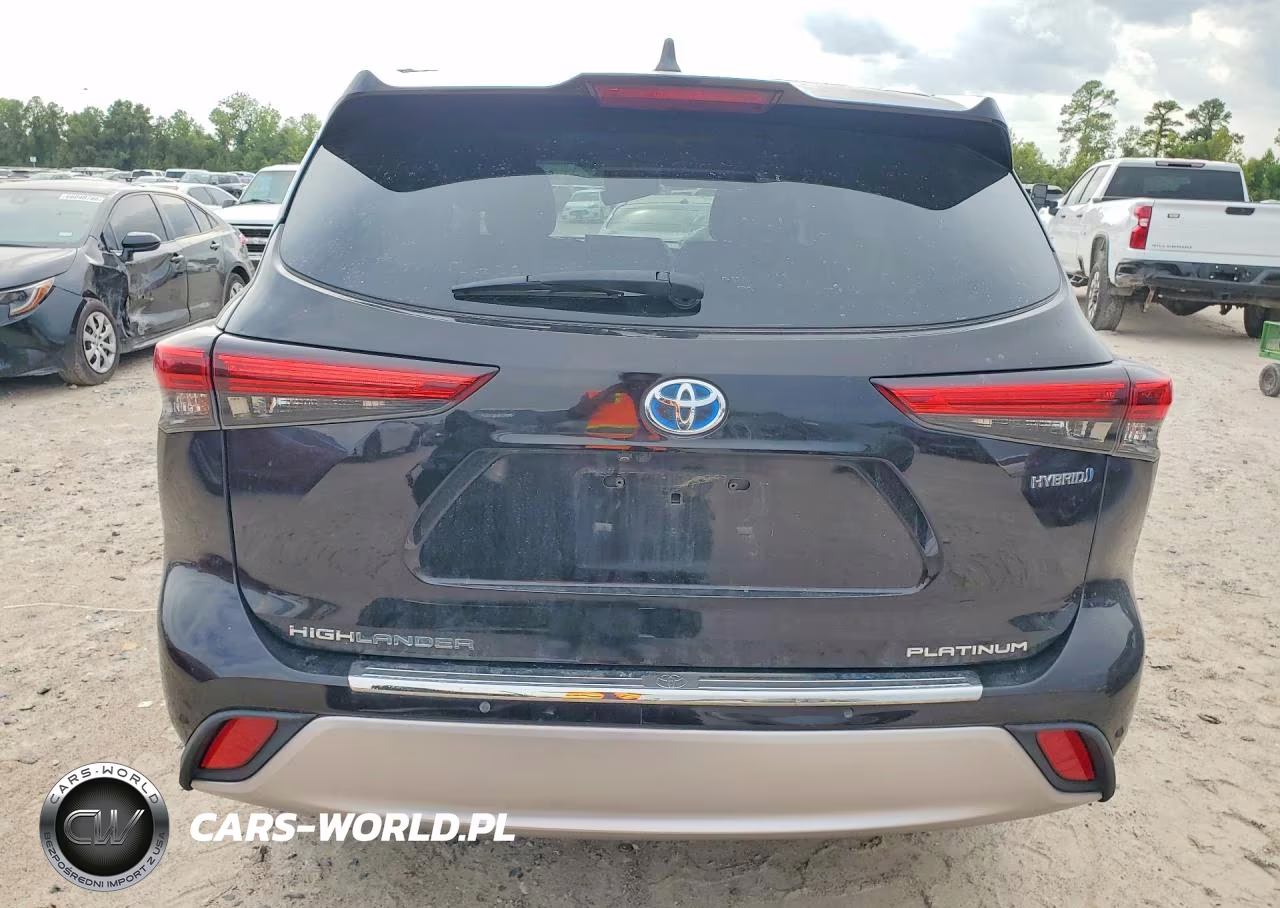 2021 Toyota Highlander Hybrid Platinum VIN:5TDFARAH8MS006079 - 6