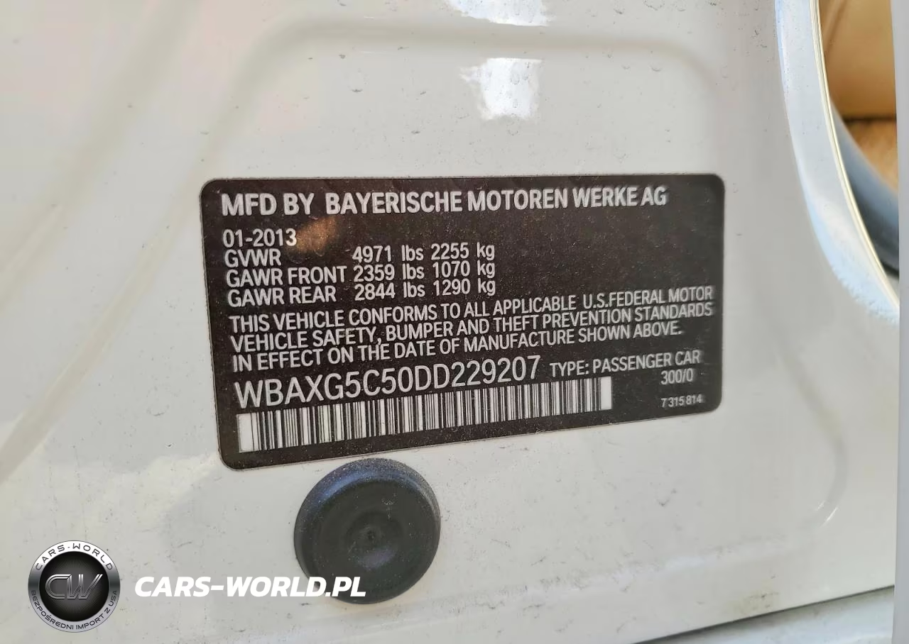 2013 BMW 528 I VIN:WBAXG5C50DD229207 - 12