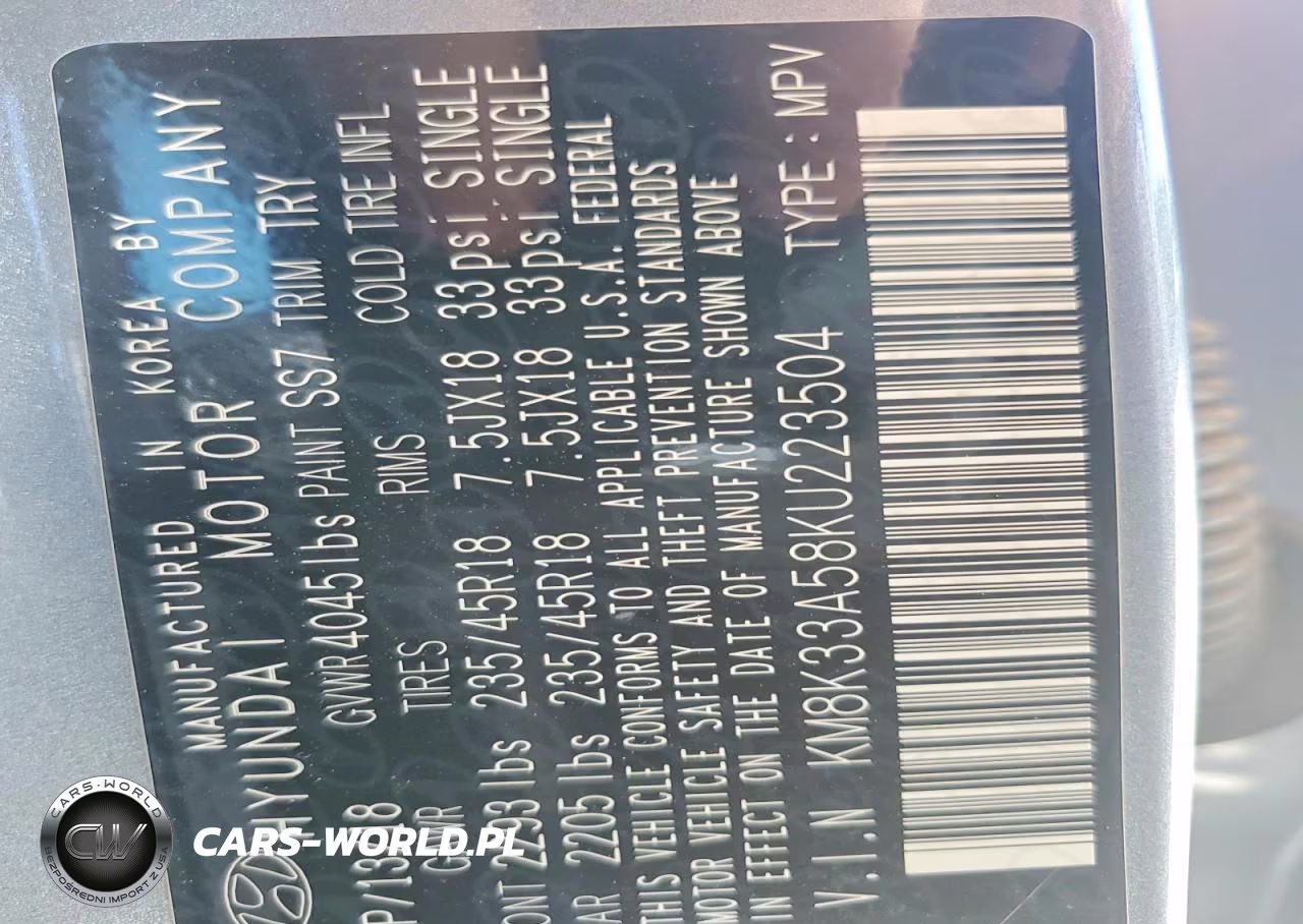 2019 Hyundai Kona Limited VIN:KM8K33A58KU223504 - 13