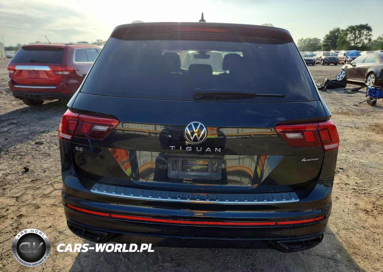 2022 Volkswagen Tiguan Se R-Line Black VIN:3VV8B7AX8NM065394 - 6