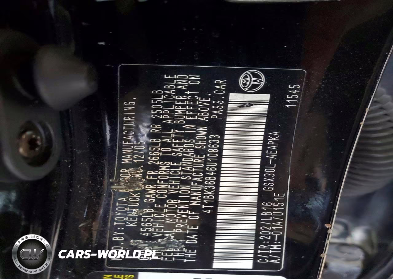 2006 Toyota Avalon Limited VIN:4T1BK36B46U108633 - 12