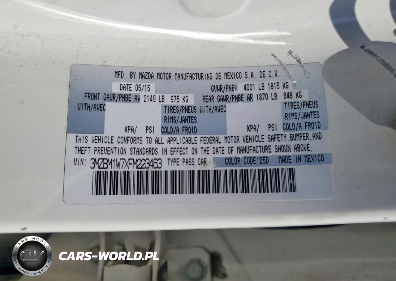 2015 Mazda 3 Grand Touring VIN:3MZBM1W7XFM223463 - 12