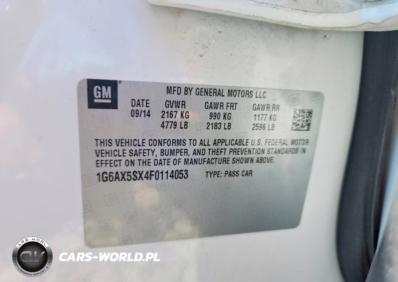 CADILLAC CTS LUXURY VIN:1G6AX5SX4F0114053 - 13