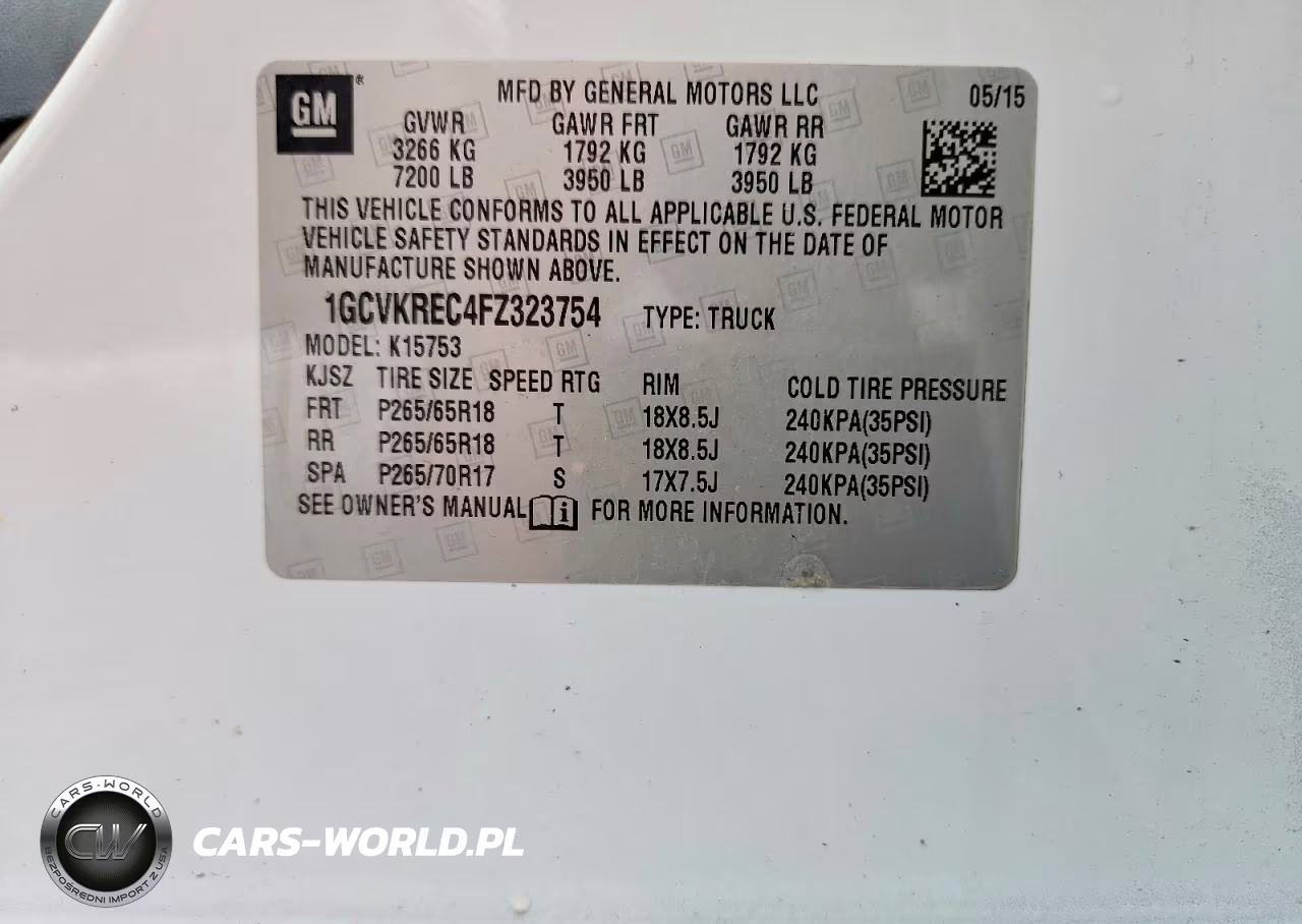 2015 Chevrolet Silverado K1500 Lt VIN:1GCVKREC4FZ323754 - 13