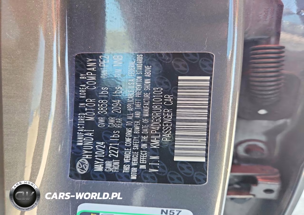 2024 Hyundai Elantra Limited VIN:KMHLP4DG3RU810103 - 12
