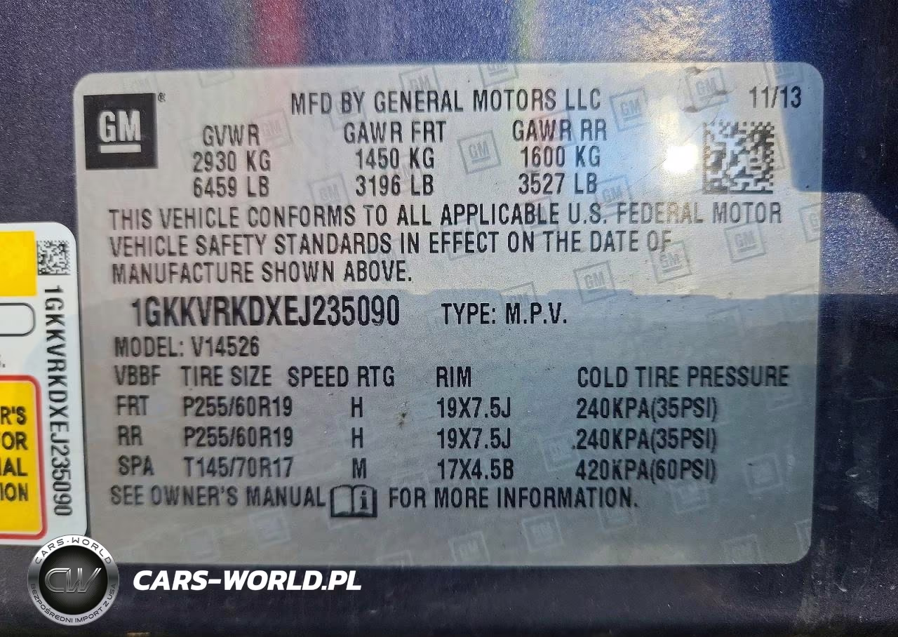 2014 GMC Acadia Slt-1 VIN:1GKKVRKDXEJ235090 - 12