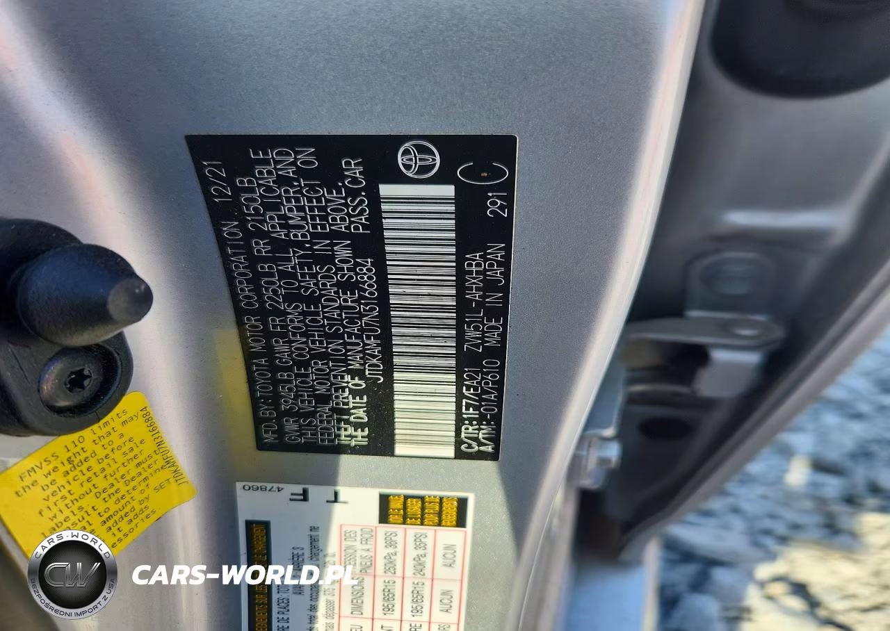 2022 Toyota Prius Limited VIN:JTDKAMFU7N3166884 - 13