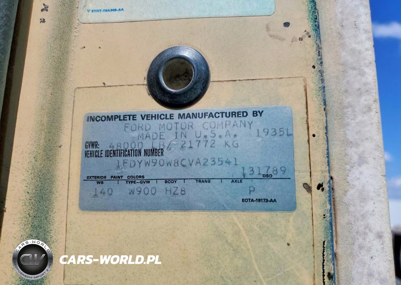 1982 Ford N-Series Lnt9000 Dump Truck VIN:1FDYW90W8CVA23541 - 11