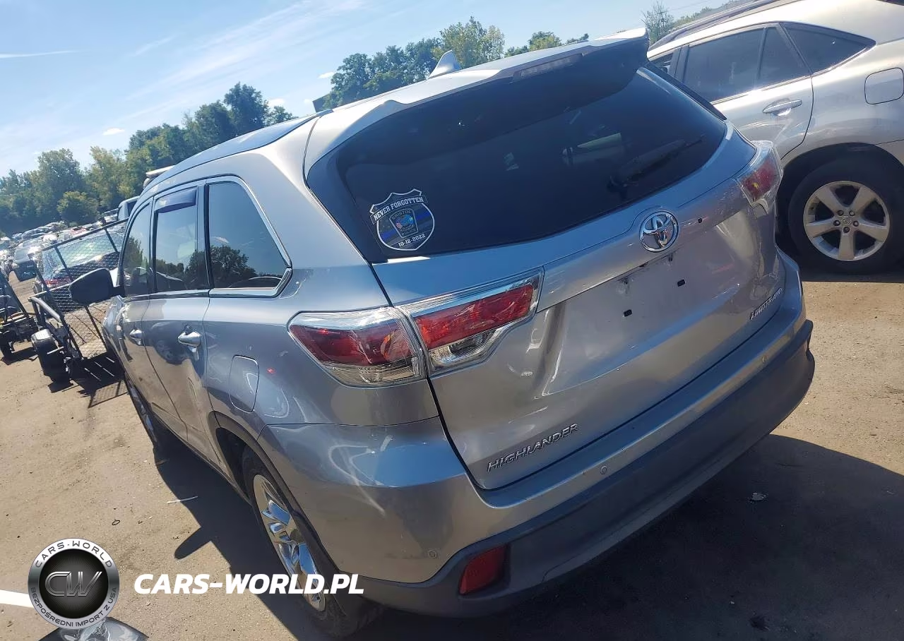 2014 Toyota Highlander Limited VIN:5TDDKRFH9ES012472 - 2