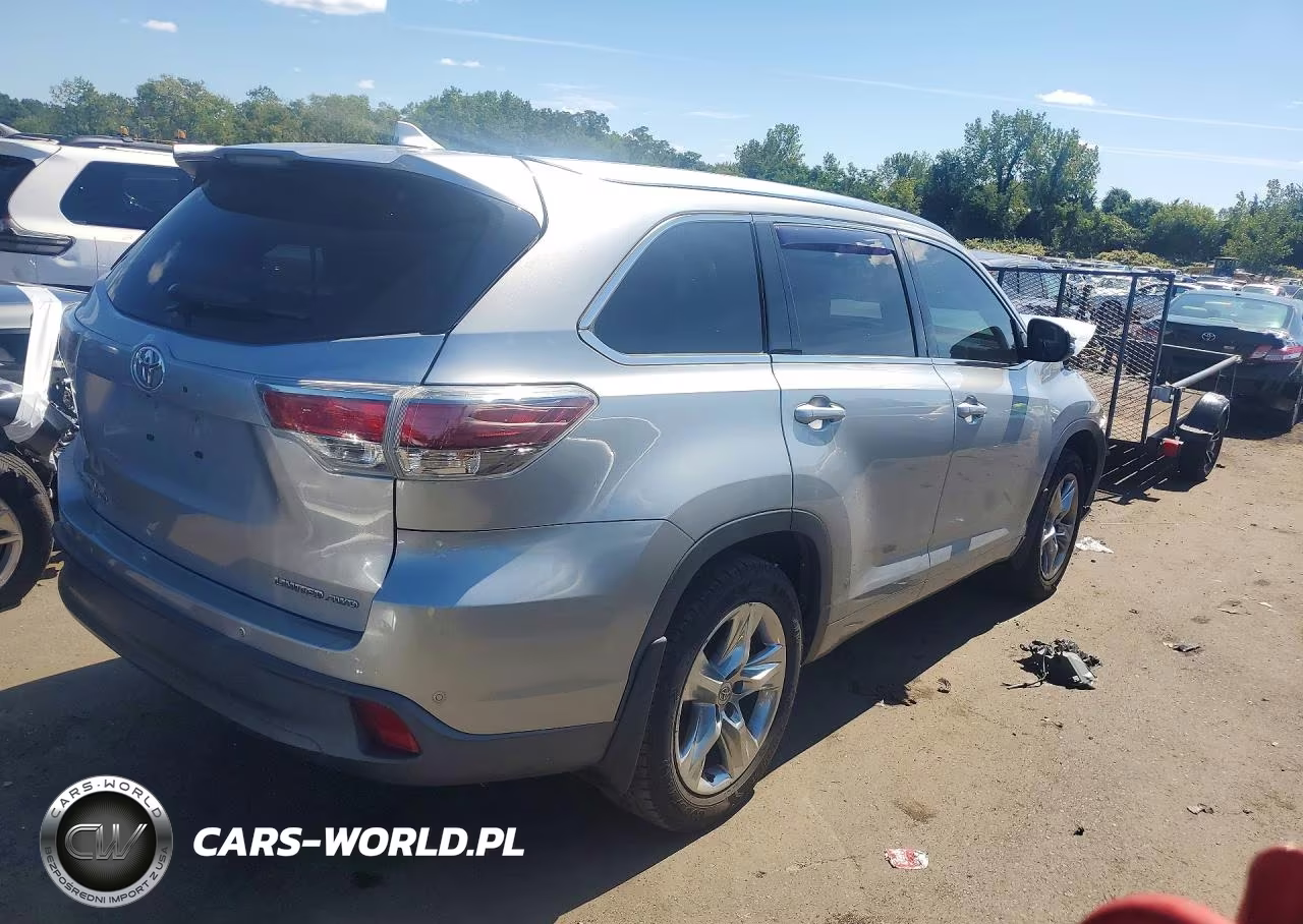 2014 Toyota Highlander Limited VIN:5TDDKRFH9ES012472 - 3