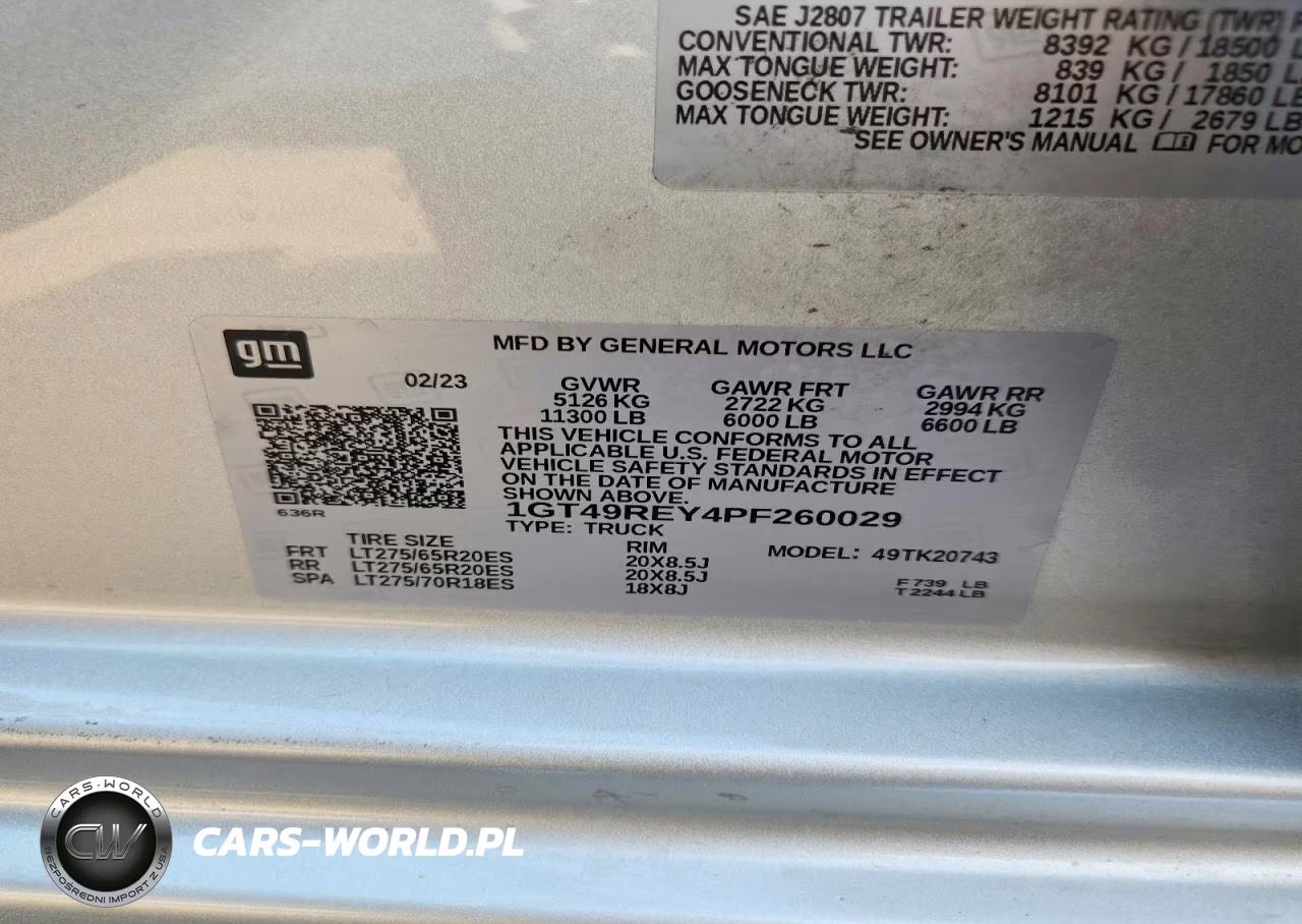 2023 GMC Sierra K2500 Denali VIN:1GT49REY4PF260029 - 12