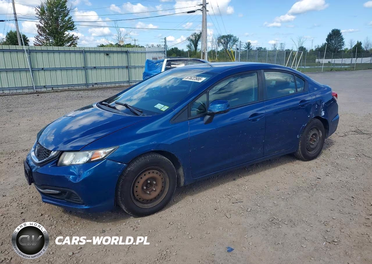 2013 Honda Civic Lx VIN:2HGFB2F5XDH584509 - 1