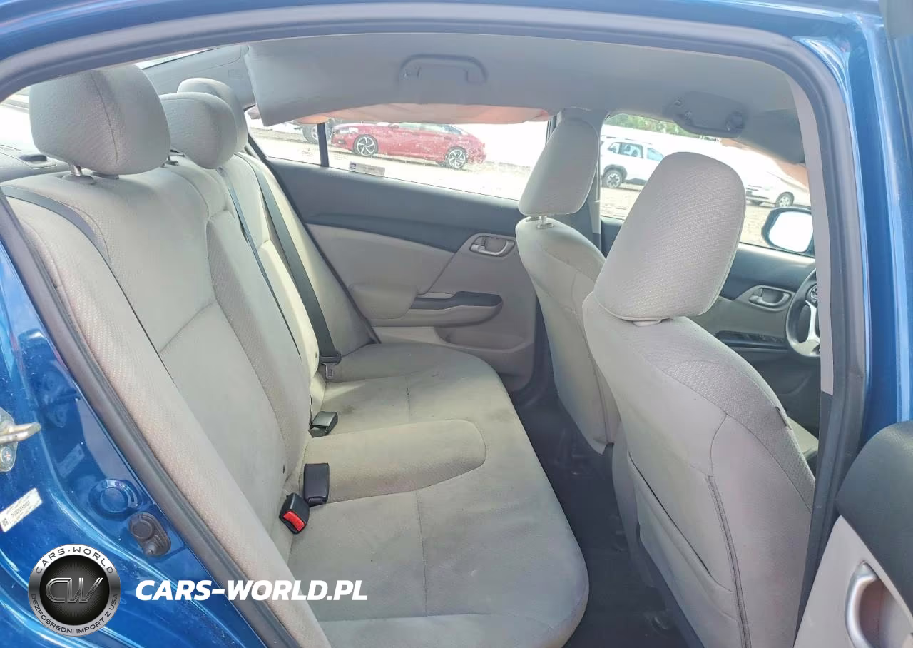 2013 Honda Civic Lx VIN:2HGFB2F5XDH584509 - 10
