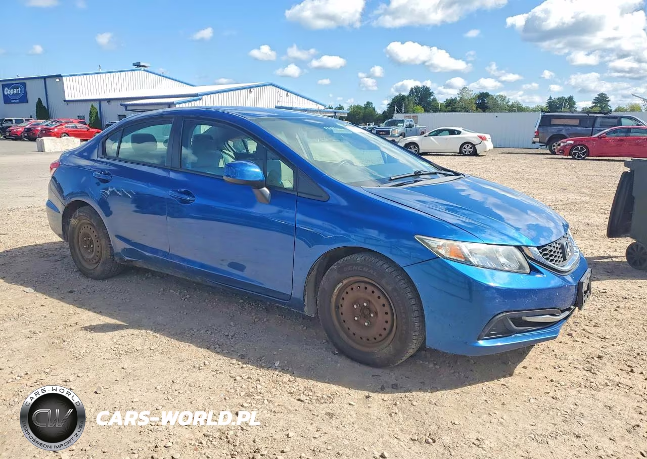 2013 Honda Civic Lx VIN:2HGFB2F5XDH584509 - 4