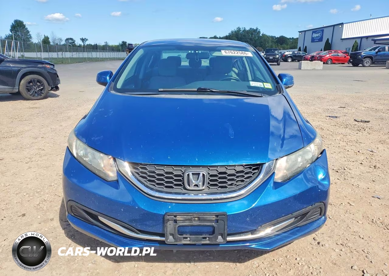 2013 Honda Civic Lx VIN:2HGFB2F5XDH584509 - 5