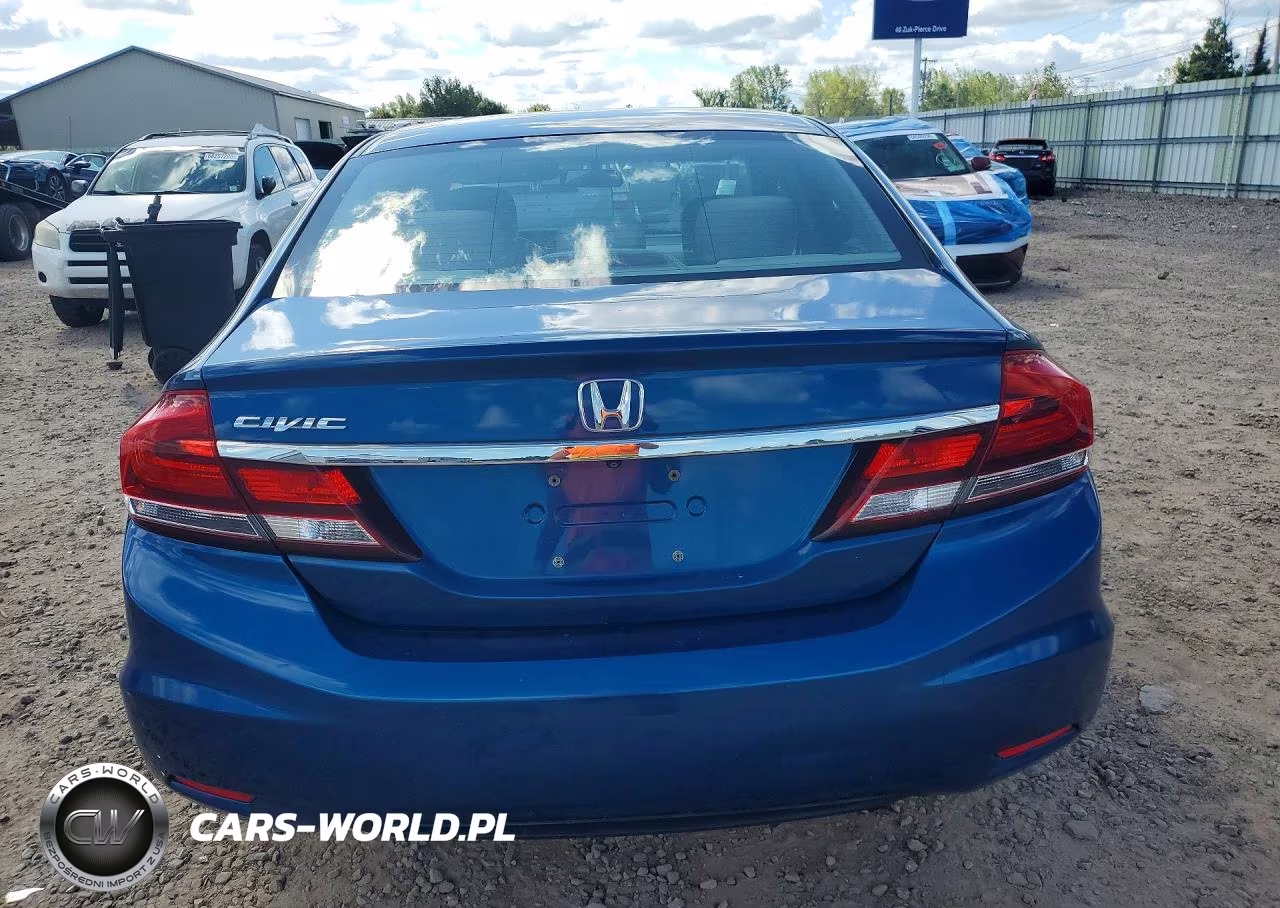 2013 Honda Civic Lx VIN:2HGFB2F5XDH584509 - 6