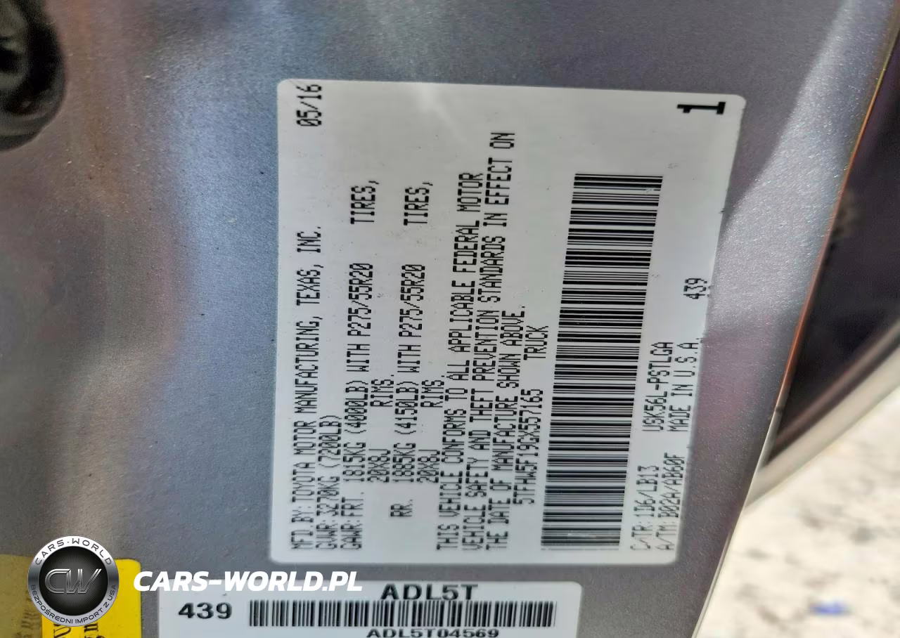 2016 Toyota Tundra Crewmax Limited VIN:5TFHW5F19GX557165 - 12